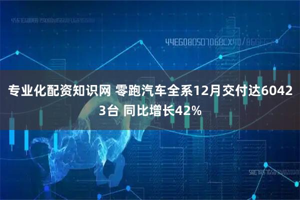 专业化配资知识网 零跑汽车全系12月交付达60423台 同比增长42%