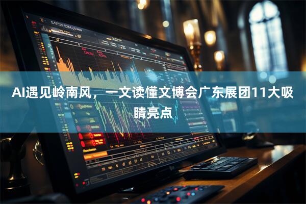AI遇见岭南风，一文读懂文博会广东展团11大吸睛亮点